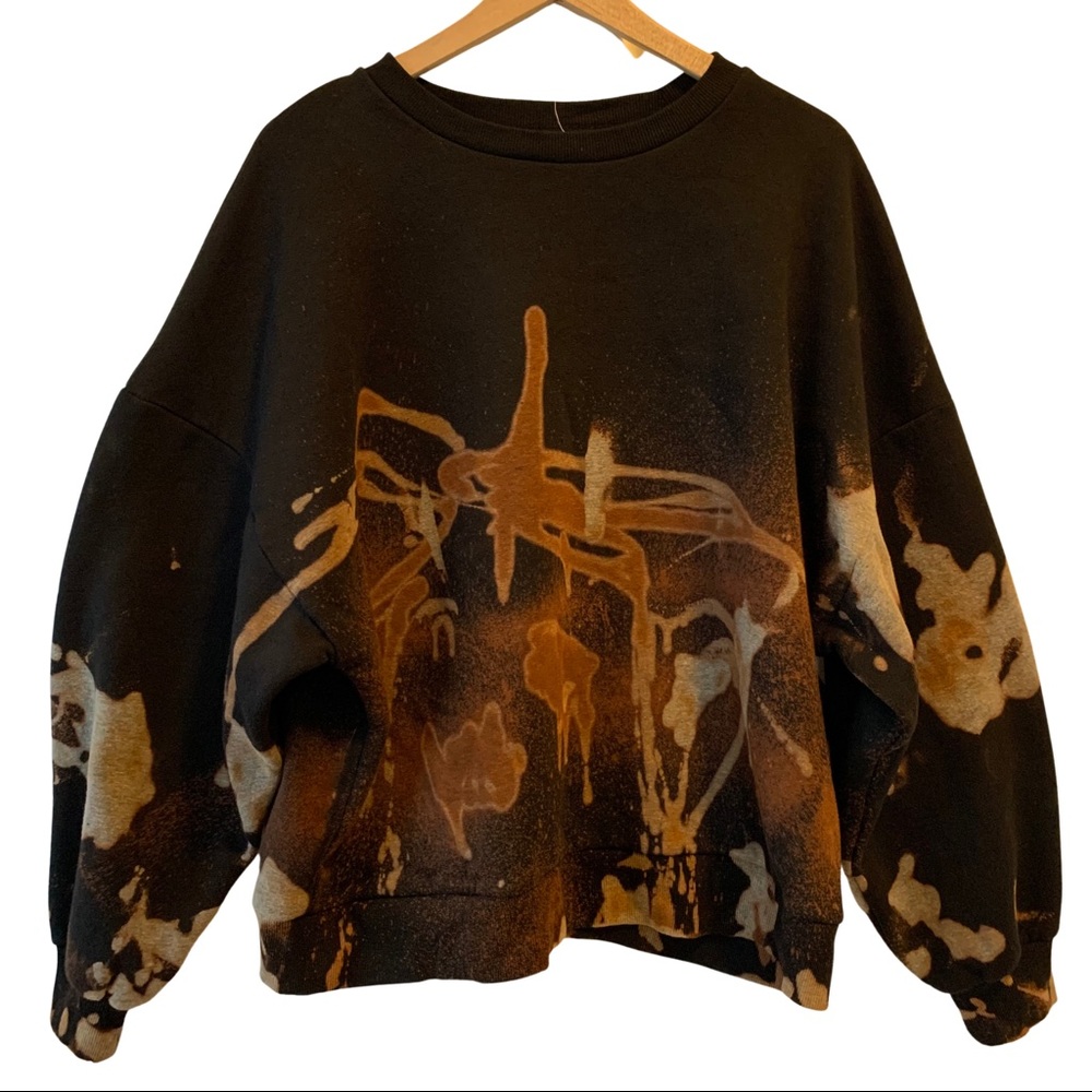 Reverse Tie Dye Sweatshirt